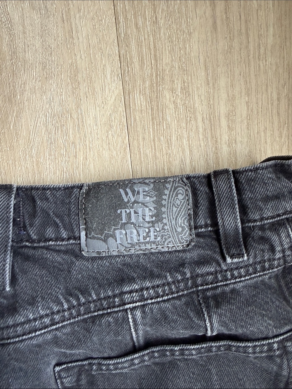 We the Free people barrel jeans in washed black - Picture 7 of 7